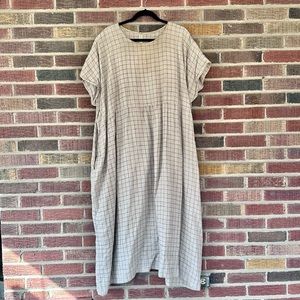 Eli & Barry Grid Dress